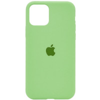 Силіконовий чохол Silicone Case Full Protective (AA) для Apple iPhone 11 (6.1) - М'ятний / Mint