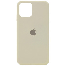 Силиконовый чехол Silicone Case Full Protective (AA) для Apple iPhone 11 (6.1) - Бежевый / Antique White