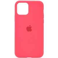 Силіконовий чохол Silicone Case Full Protective (AA) для Apple iPhone 11 (6.1) - Кавуновий / Watermelon red