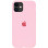 Силіконовий чохол Silicone Case Full Protective (AA) для Apple iPhone 11 (6.1) - Рожевий / Light pink