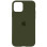 Силіконовий чохол Silicone Case Full Protective (AA) для Apple iPhone 11 (6.1) - Зелений / Dark Olive