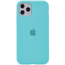 Силіконовий чохол Silicone Case Full Protective (AA) для Apple iPhone 11 Pro Max (6.5) - Бірюзовий / Marine Green
