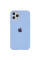 Силиконовый чехол Silicone Case Full Protective (AA) для Apple iPhone 11 Pro Max (6.5) - Голубой / Lilac Blue - фото