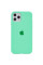 Силиконовый чехол Silicone Case Full Protective (AA) для Apple iPhone 11 Pro Max (6.5) - Зеленый / Spearmint - фото