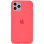 Силіконовий чохол Silicone Case Full Protective (AA) для Apple iPhone 11 Pro Max (6.5) - Рожевий / Flamingo