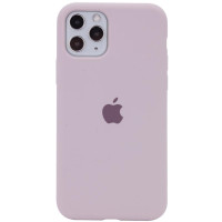 Силиконовый чехол Silicone Case Full Protective (AA) для Apple iPhone 11 Pro Max (6.5) - Серый / Lavender