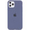 Силіконовий чохол Silicone Case Full Protective (AA) для Apple iPhone 11 Pro Max (6.5) - Темно-синій / Midnight blue