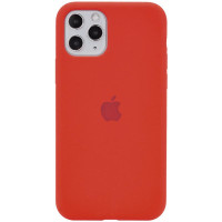 Силіконовий чохол Silicone Case Full Protective (AA) для Apple iPhone 11 Pro Max (6.5) - Червоний / Dark Red