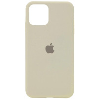 Силиконовый чехол Silicone Case Full Protective (AA) для Apple iPhone 11 Pro Max (6.5) - Бежевый / Antique White