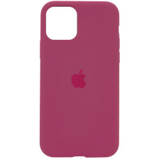 Силиконовый чехол Silicone Case Full Protective (AA) для Apple iPhone 11 Pro Max (6.5) - Красный / Rose Red