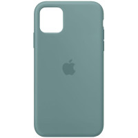 Силіконовий чохол Silicone Case Full Protective (AA) для Apple iPhone 11 Pro Max (6.5) - Зелений / Cactus