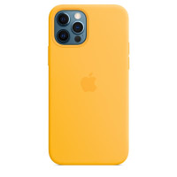 Силиконовый чехол Silicone Case Full Protective (AA) для Apple iPhone 11 Pro Max (6.5) - Желтый / Sunflower