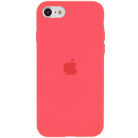 Силіконовий чохол Silicone Case Full Protective (AA) для Apple iPhone SE (2020) - Кавуновий / Watermelon red