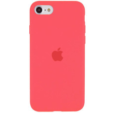 Силіконовий чохол Silicone Case Full Protective (AA) для Apple iPhone SE (2020) - Кавуновий / Watermelon red