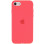 Силіконовий чохол Silicone Case Full Protective (AA) для Apple iPhone SE (2020) - Кавуновий / Watermelon red