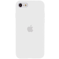 Силіконовий чохол Silicone Case Full Protective (AA) для Apple iPhone SE (2020) - Білий / White