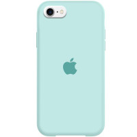 Силиконовый чехол Silicone Case Full Protective (AA) для Apple iPhone SE (2020) - Бирюзовый / Turquoise
