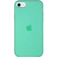 Силиконовый чехол Silicone Case Full Protective (AA) для Apple iPhone SE (2020) - Зеленый / Spearmint