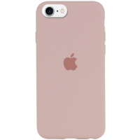 Силиконовый чехол Silicone Case Full Protective (AA) для Apple iPhone SE (2020) - Розовый / Pink Sand
