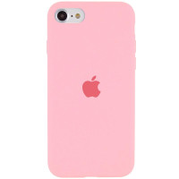 Силиконовый чехол Silicone Case Full Protective (AA) для Apple iPhone SE (2020) - Розовый / Pink