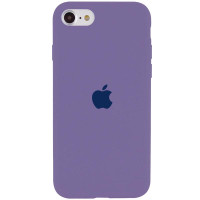 Силіконовий чохол Silicone Case Full Protective (AA) для Apple iPhone SE (2020) - Сірий / Lavender Gray
