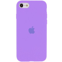 Силіконовий чохол Silicone Case Full Protective (AA) для Apple iPhone SE (2020) - Бузковий / Dasheen