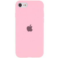 Силіконовий чохол Silicone Case Full Protective (AA) для Apple iPhone SE (2020) - Рожевий / Light pink