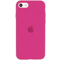 Силиконовый чехол Silicone Case Full Protective (AA) для Apple iPhone SE (2020) - Малиновый / Dragon Fruit
