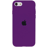 Силиконовый чехол Silicone Case Full Protective (AA) для Apple iPhone SE (2020) - Фиолетовый / Ultra Violet