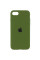 Силіконовий чохол Silicone Case Full Protective (AA) для Apple iPhone SE (2020) - Зелений / Dark Olive - фото
