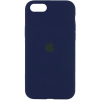Силіконовий чохол Silicone Case Full Protective (AA) для Apple iPhone SE (2020) - Синій / Deep navy