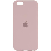 Силиконовый чехол Silicone Case Full Protective (AA) для Apple iPhone SE (2020) - Розовый / Chalk Pink