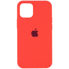 Силіконовий чохол Silicone Case Full Protective (AA) для Apple iPhone 12 Pro / 12 (6.1) - Кавуновий / Watermelon red