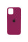 Силіконовий чохол Silicone Case Full Protective (AA) для Apple iPhone 12 Pro / 12 (6.1) - Бордовий / Maroon - фото