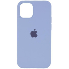 Силіконовий чохол Silicone Case Full Protective (AA) для Apple iPhone 12 Pro / 12 (6.1) - Блакитний / Lilac Blue
