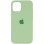 Силіконовий чохол Silicone Case Full Protective (AA) для Apple iPhone 12 Pro / 12 (6.1) - М'ятний / Mint