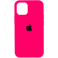 Силіконовий чохол Silicone Case Full Protective (AA) для Apple iPhone 12 Pro / 12 (6.1) - Рожевий / Barbie pink