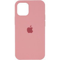Силиконовый чехол Silicone Case Full Protective (AA) для Apple iPhone 12 Pro / 12 (6.1) - Розовый / Pink