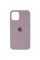 Силиконовый чехол Silicone Case Full Protective (AA) для Apple iPhone 12 Pro / 12 (6.1) - Серый / Lavender - фото