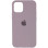 Силіконовий чохол Silicone Case Full Protective (AA) для Apple iPhone 12 Pro / 12 (6.1) - Сірий / Lavender