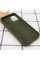 Силіконовий чохол Silicone Case Full Protective (AA) для Apple iPhone 12 Pro / 12 (6.1) - Зелений / Dark Olive - фото