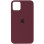 Силіконовий чохол Silicone Case Full Protective (AA) для Apple iPhone 12 Pro Max (6.7) - Бордовий / Plum