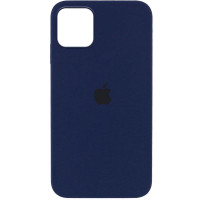 Силіконовий чохол Silicone Case Full Protective (AA) для Apple iPhone 12 Pro Max (6.7) - Синій / Deep navy