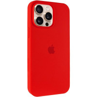Силиконовый чехол Silicone Case Full Protective (AA) для Apple iPhone 13 Pro Max (6.7) - Красный / Red