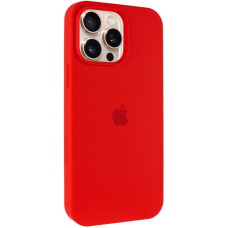 Силиконовый чехол Silicone Case Full Protective (AA) для Apple iPhone 13 Pro Max (6.7) - Красный / Red