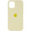 Силіконовий чохол Silicone Case Full Protective (AA) для Apple iPhone 13 mini (5.4) - Жовтий / Mellow Yellow