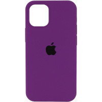 Силіконовий чохол Silicone Case Full Protective (AA) для Apple iPhone 13 mini (5.4) - Фіолетовий / Grape