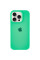 Силіконовий чохол Silicone Case Full Protective (AA) для Apple iPhone 13 Pro (6.1) - Зелений / Spearmint - фото