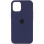 Силіконовий чохол Silicone Case Full Protective (AA) для Apple iPhone 13 Pro (6.1) - Темно-синій / Midnight blue