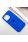 Силіконовий чохол Silicone Case Full Protective (AA) для Apple iPhone 13 Pro (6.1) - Синій / Capri Blue - фото